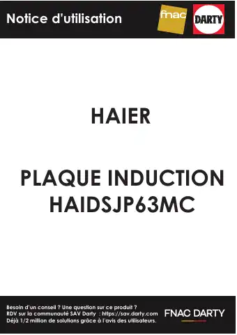 Haier HAIDSJP63MC Instruction Manual first page preview