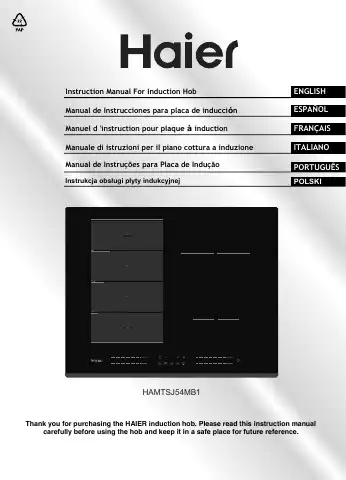 Haier HAMTSJ54MB1 Instruction Manual first page preview