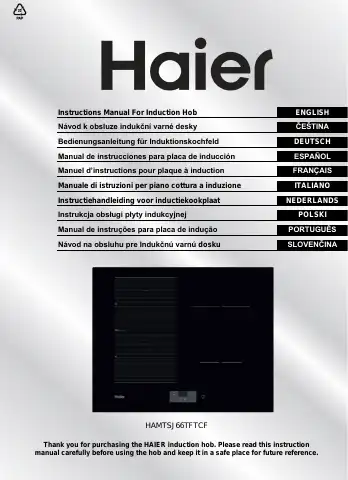 Haier HAMTSJ66TFTCF Instruction Manual first page preview