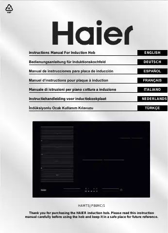 Haier HAMTSJP86MC/1 Instruction Manual first page preview