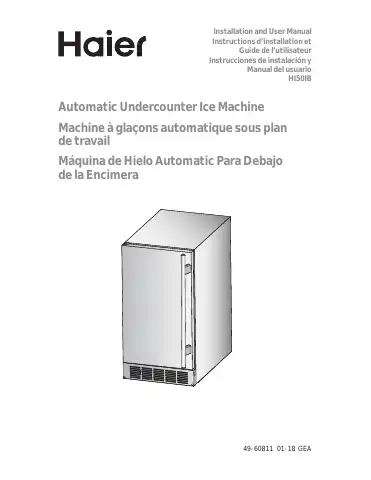 Haier HI50IB Installation And User Manual first page preview