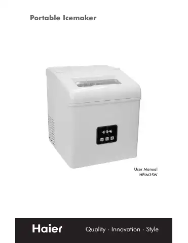 Haier HPIM35W User Manual first page preview