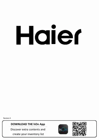 Haier HBW5518EK Manual first page preview