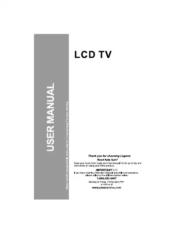 Haier LV1508 User Manual first page preview