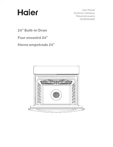 Haier HCW2360AES User Manual first page preview