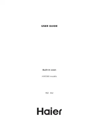 Haier HWO90 User Manual first page preview