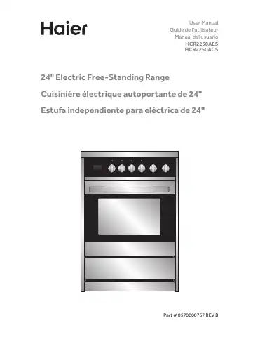 Haier HCR2250AES User Manual first page preview