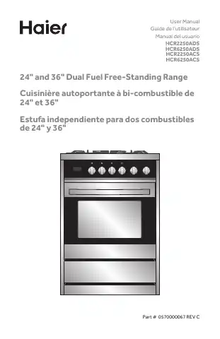 Haier HCR6250ACS User Manual first page preview