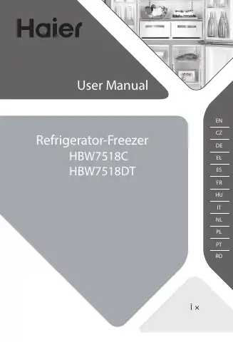 Haier HBW7518C User Manual first page preview
