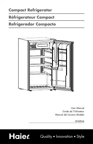Haier HNSE04 User Manual first page preview