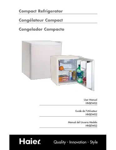 Haier HNSEW02 User Manual first page preview