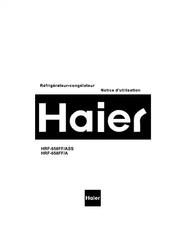 Haier HRF-658FF User Manual first page preview