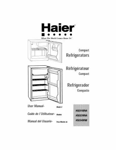 Haier HSE02WNA User Manual first page preview