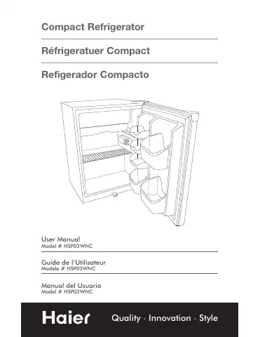 Haier HSP03WNC - 04-06 User Manual first page preview
