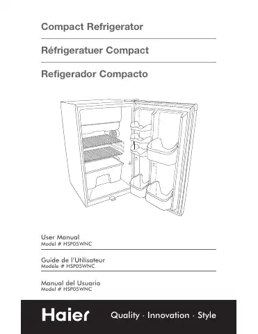 Haier HSP05WNC - 04-06 User Manual first page preview