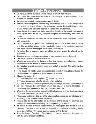 Haier 8" Tablet User Manual first page preview