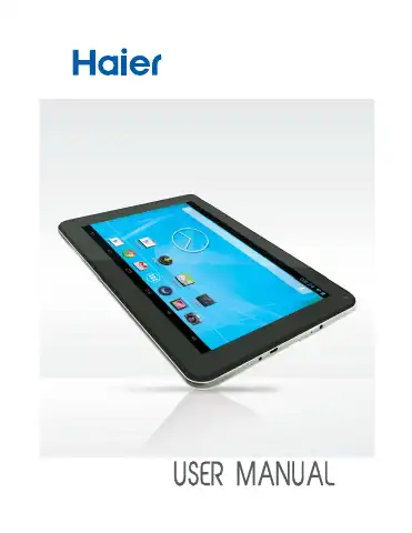 Haier E225249 User Manual first page preview