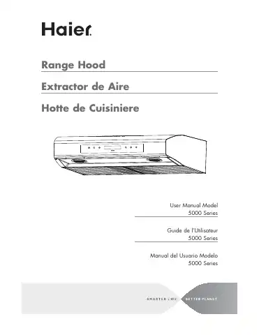 Haier 5000 Series User Manual first page preview