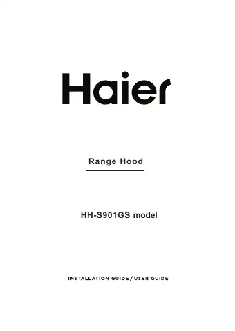 Haier HH-S901GS User Manual first page preview