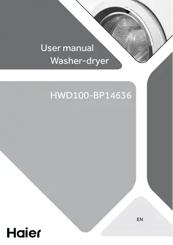 Haier HWD100-BP14636 User Manual first page preview