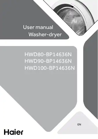 Haier HWD80-BP14636N User Manual first page preview
