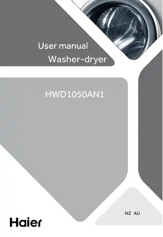 Haier HWD1050AN1 User Manual first page preview