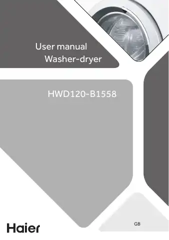 Haier HWD120-B1558 User Manual first page preview