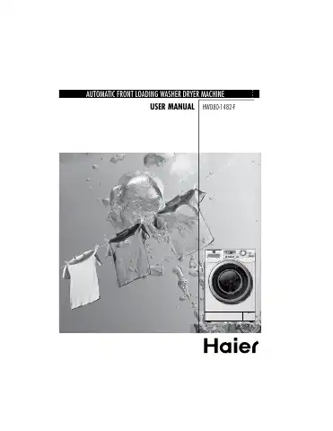 Haier HWD80-1482-F User Manual first page preview