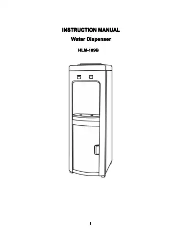 Haier HLM-109B Instruction Manual first page preview