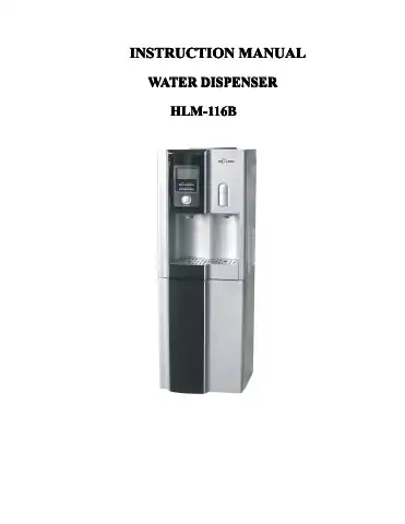Haier HLM-116B Instruction Manual first page preview