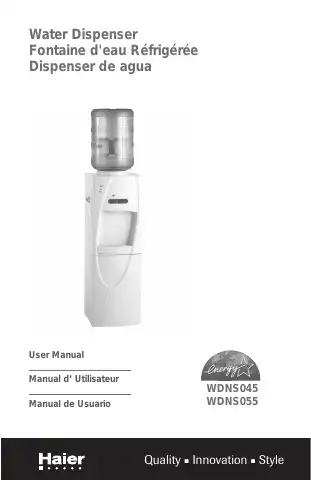 Haier WDNS045 User Manual first page preview