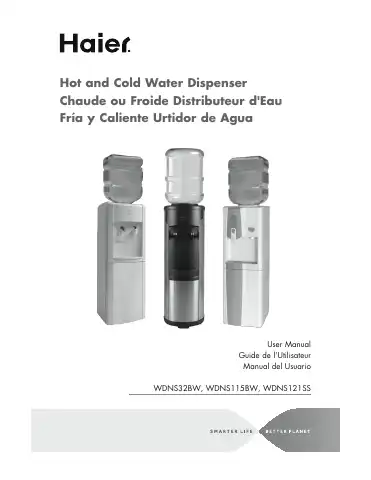 Haier WDNS115BW User Manual first page preview