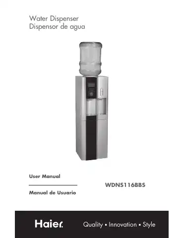 Haier WDNS116BBS User Manual first page preview