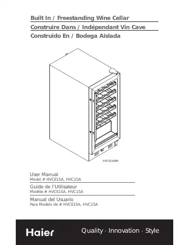 Haier HVC15A User Manual first page preview