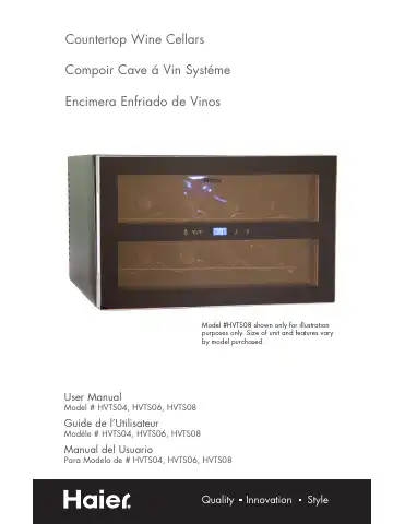 Haier HVTS06 User Manual first page preview