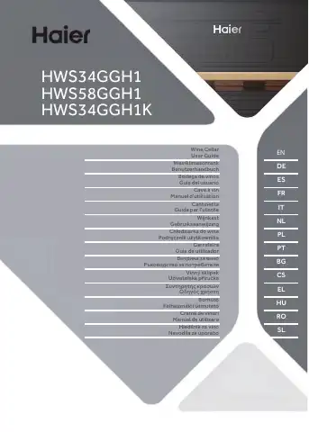 Haier HWS34GGH1 User Manual first page preview