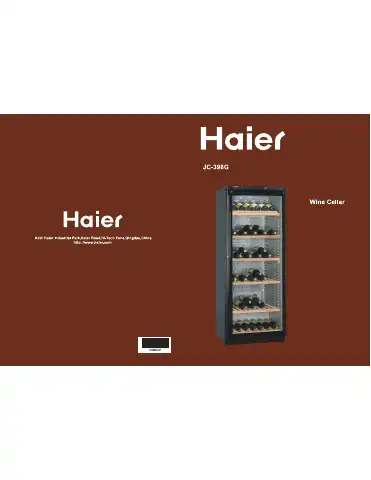 Haier JC-398G User Manual first page preview