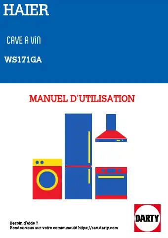 Haier WS171GA Manual first page preview