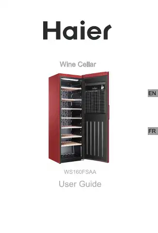 Haier WS160FSAA User Manual first page preview