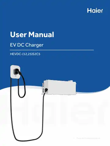 Haier HEVDC-12S2C5 User Manual first page preview