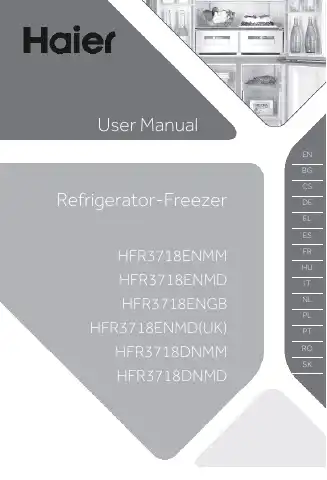 Haier HFR3718DNMM User Manual first page preview
